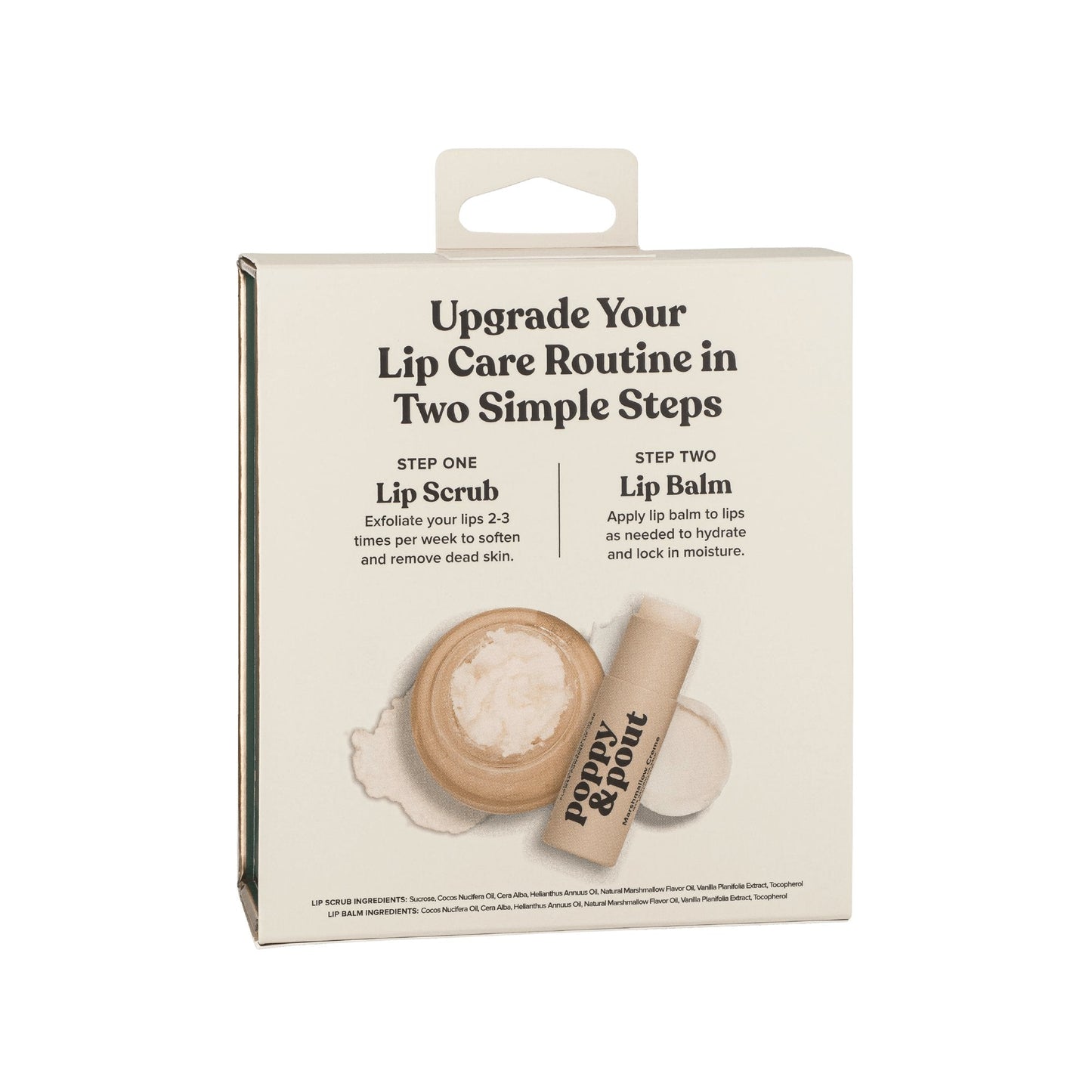 POPPY & POUT - Lip Care Duo - Marshmallow Creme