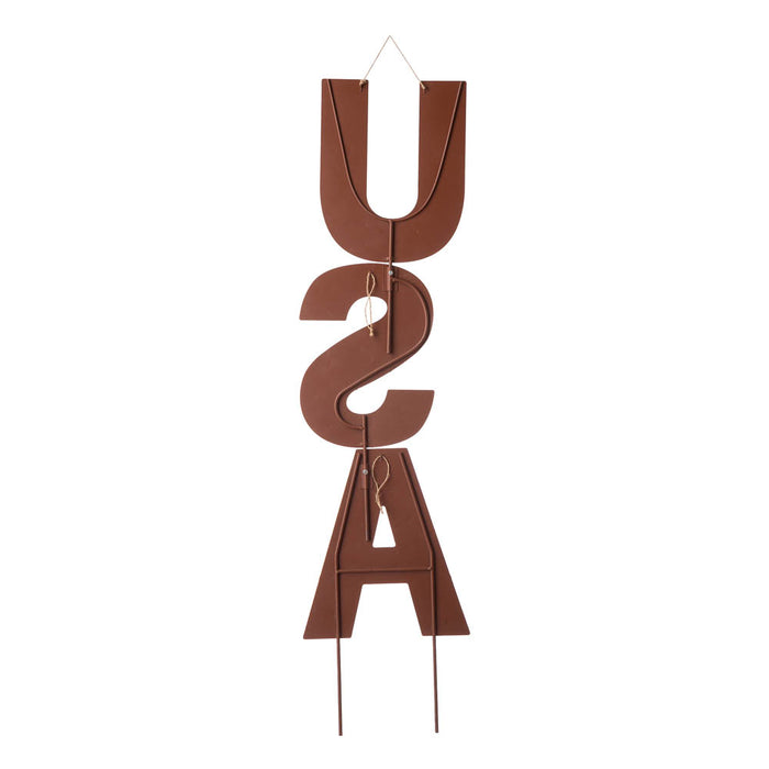 46"H USA Metal Vertical/Horizontal Yard Stake