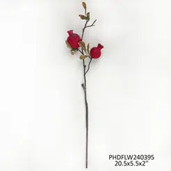 5 Burnished Pomegranate Stem Ruby