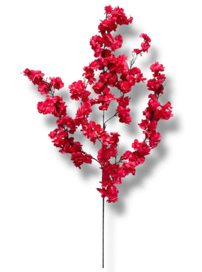 51" Faux Cherry Blossom Spray ( INT009-New Fuchsia  ) SS009