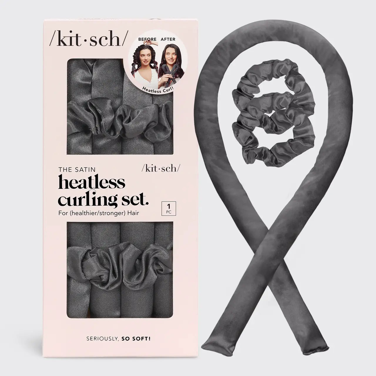 KITSCH - Satin Heatless Curling Set - 2 Colors!