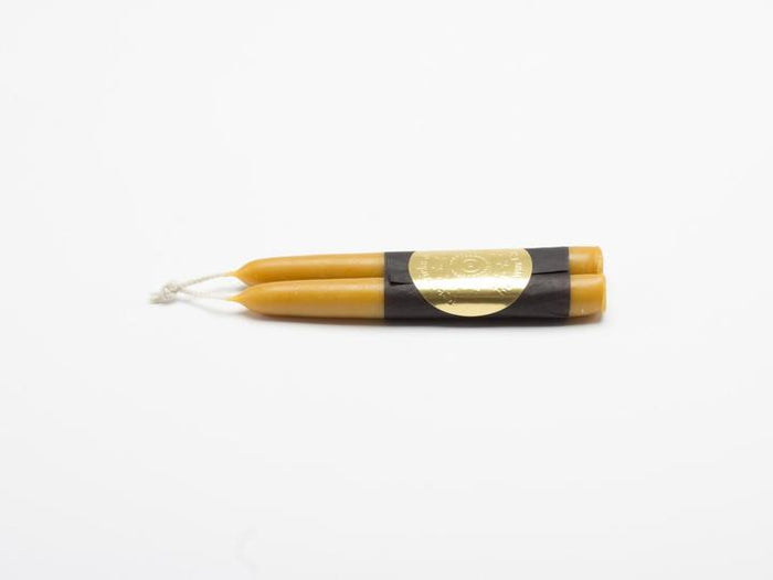6" Beeswax Tapers