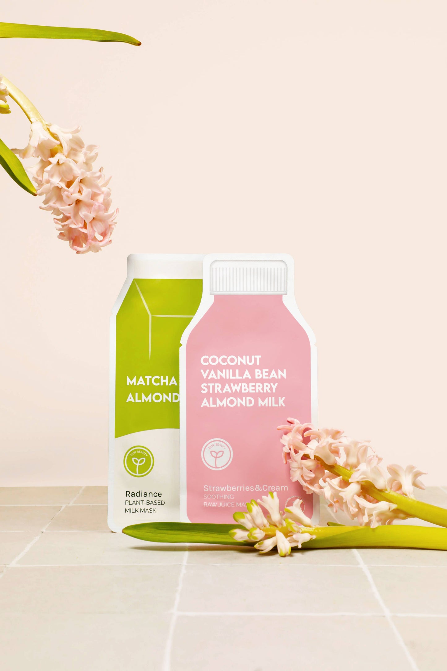 ESW BEAUTY - Matcha Almond Milk Radiance Plant-Based Milk Sheet Mask