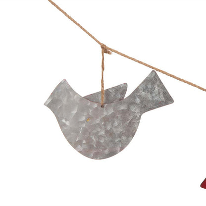 72"L Metal Christmas Cardinal Garland