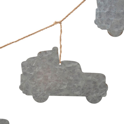 72"L Patriotic Galvanized Truck Garland