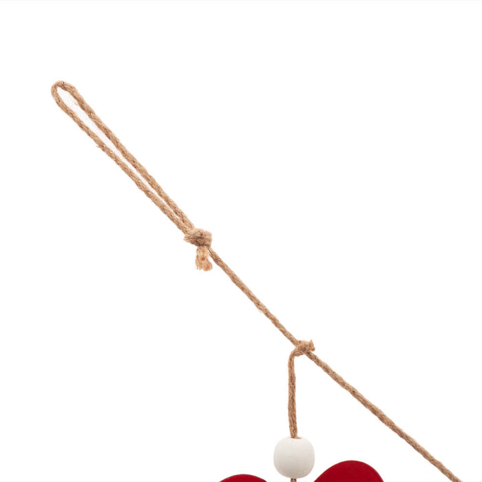 72"L Valentine's Wooden/Metal Heart Garland