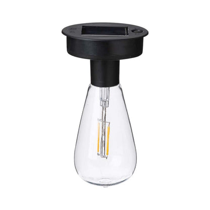 8.75"H Metal Cutout Solar Powered Outdoor Hanging Lantern