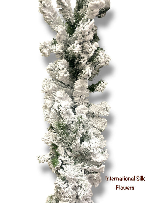 9' Blackmore Snow Pine Garland ( YGK402-SN )