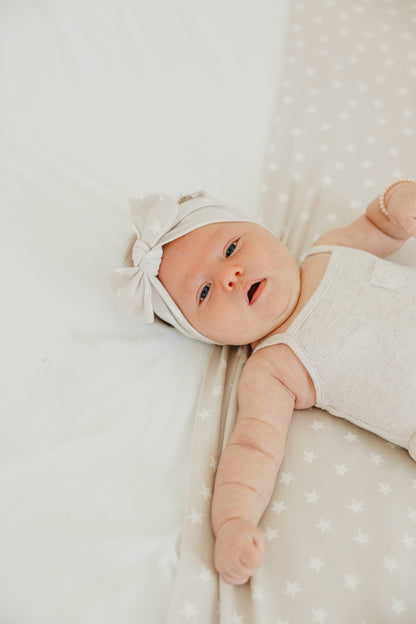 Knit Headband Bow - Twinkle