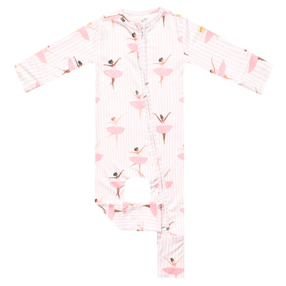 Convertible Zip-Up Footie Pajama - Katerina