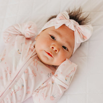Convertible Zip-Up Footie Pajama - Adelia