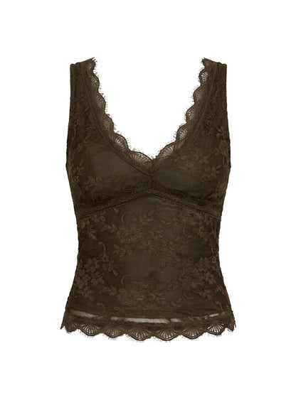 Far Away Top Dark Green