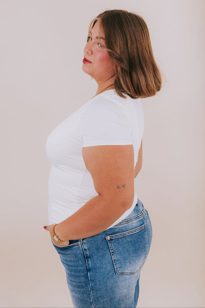 PLUS SIZE - Pure Ivory Top