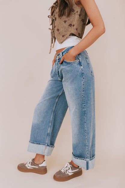 FREE PEOPLE - Alia Wide-Leg Jeans