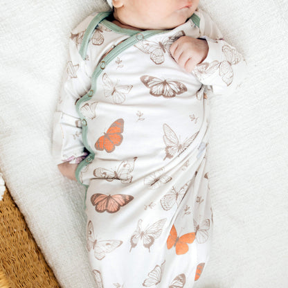 Newborn Knotted Gown - Luna