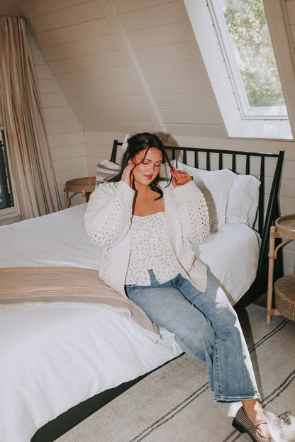 PLUS SIZE - Stay Right Here Cardigan