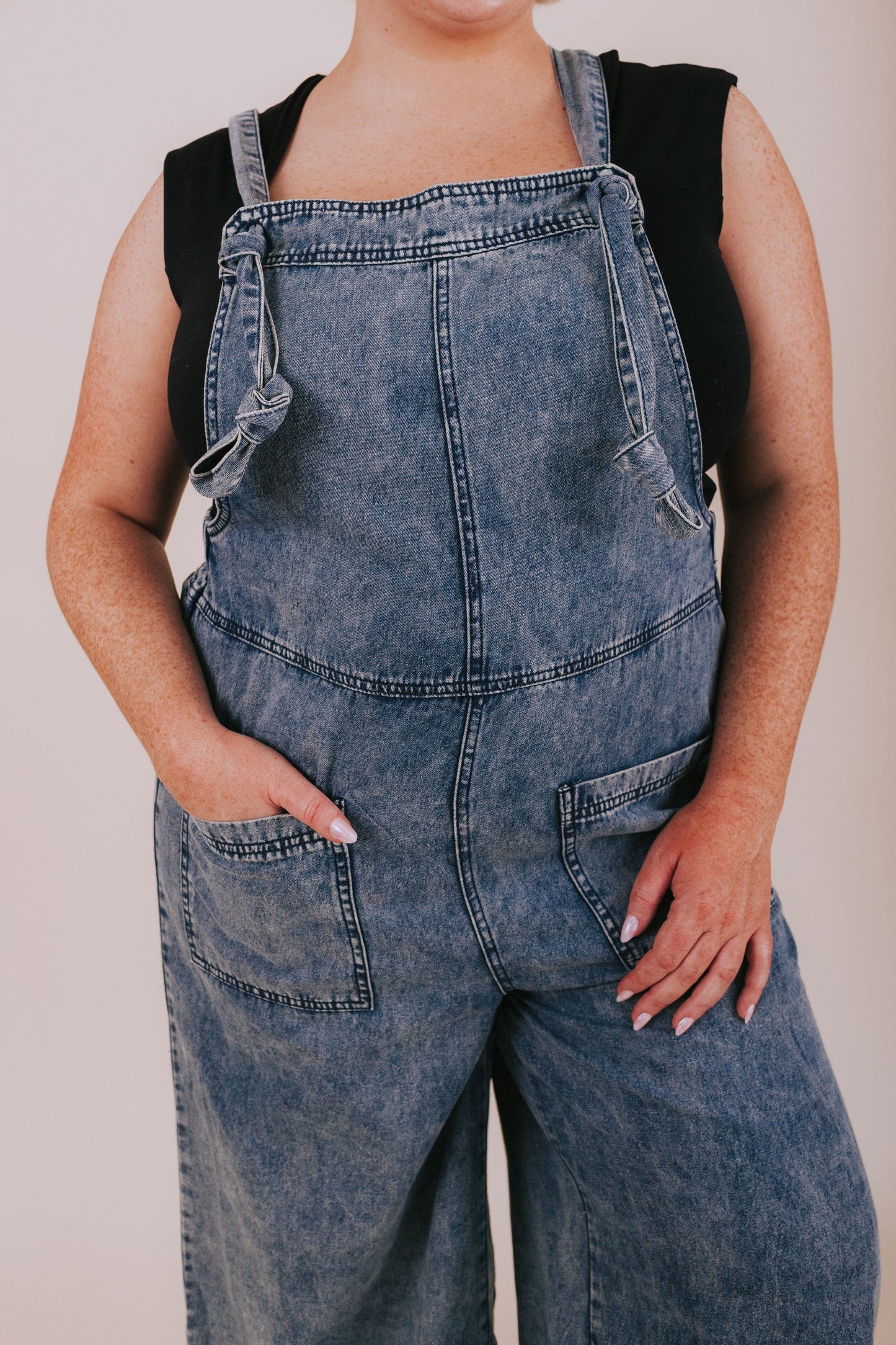 PLUS SIZE - Just Another Day Overalls