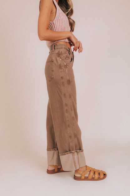 FREE PEOPLE - Final Countdown Mid Rise Pants - 2 Colors!
