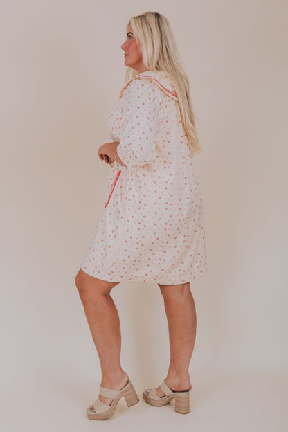 PLUS SIZE - Fresh Strawberries Dress
