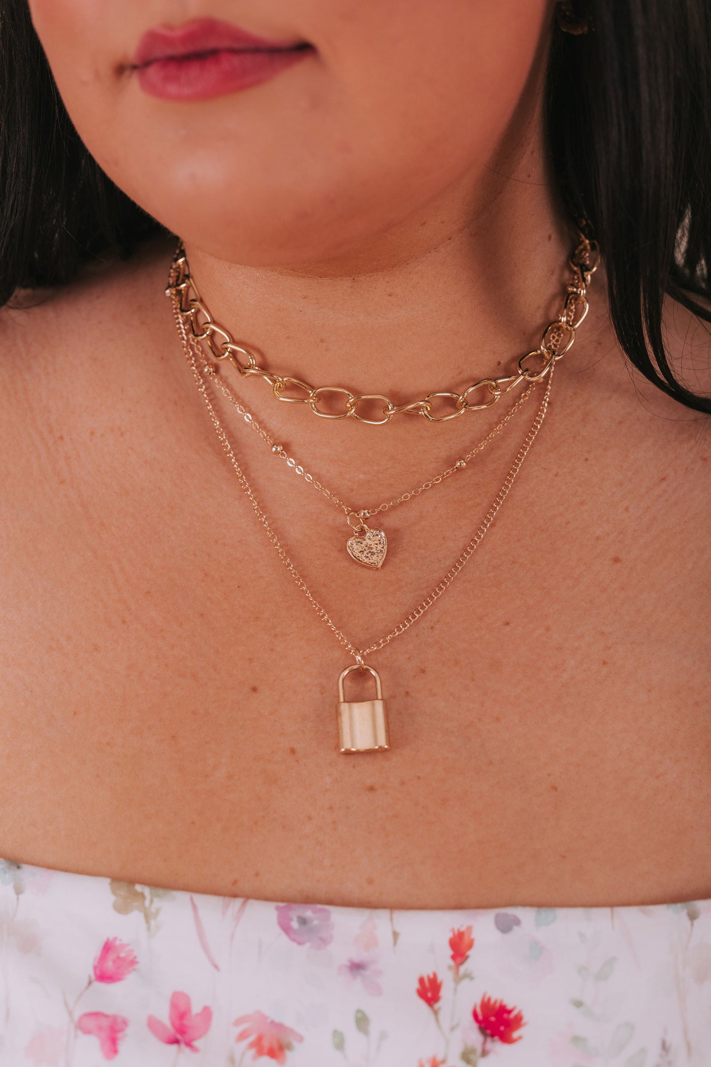 Lock Me Down Necklace