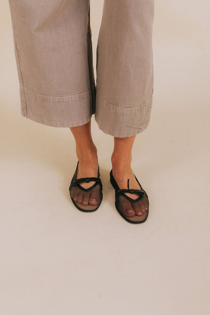 FREE PEOPLE - Mesh Mania Bow Flats