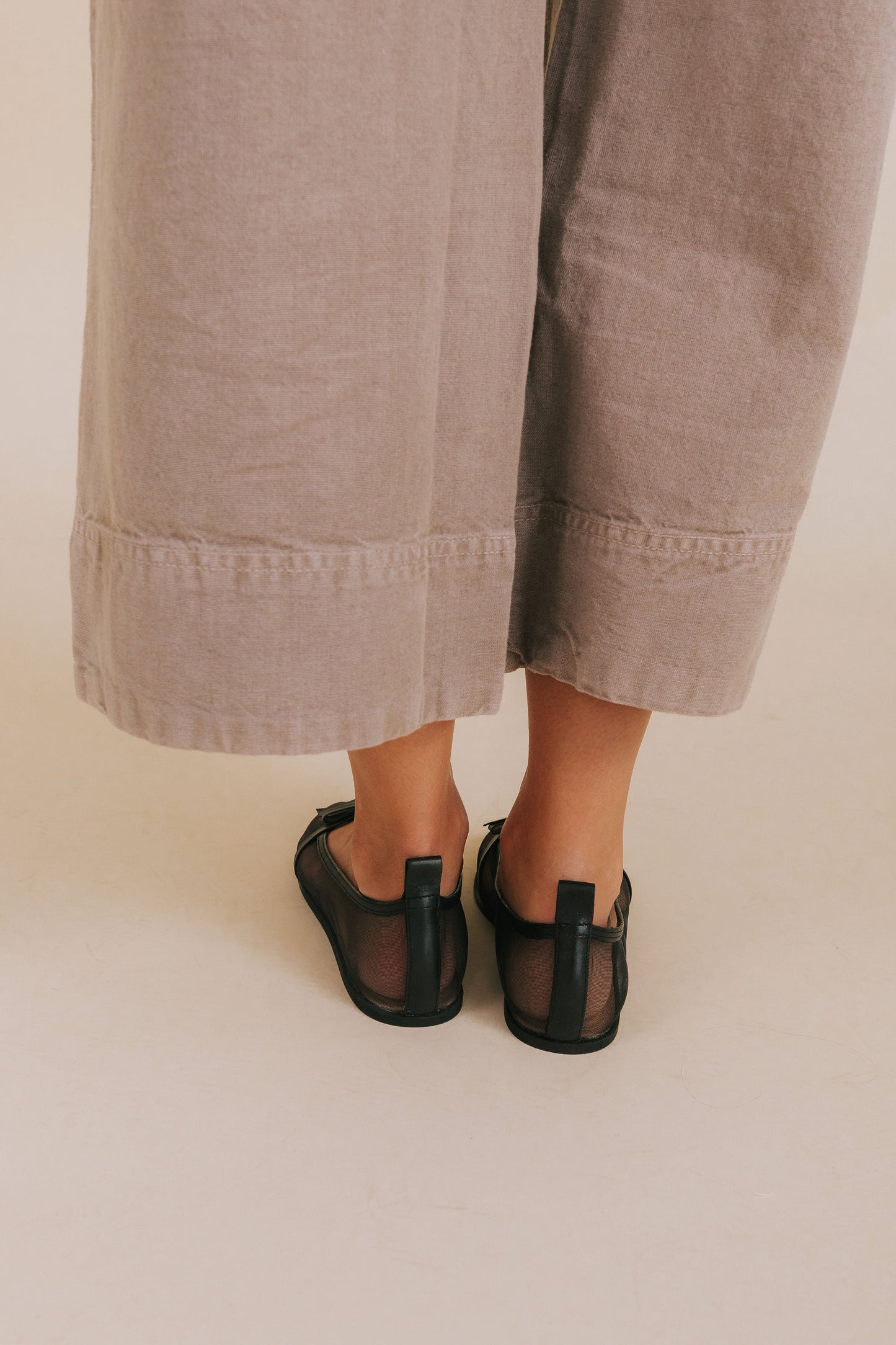 FREE PEOPLE - Mesh Mania Bow Flats
