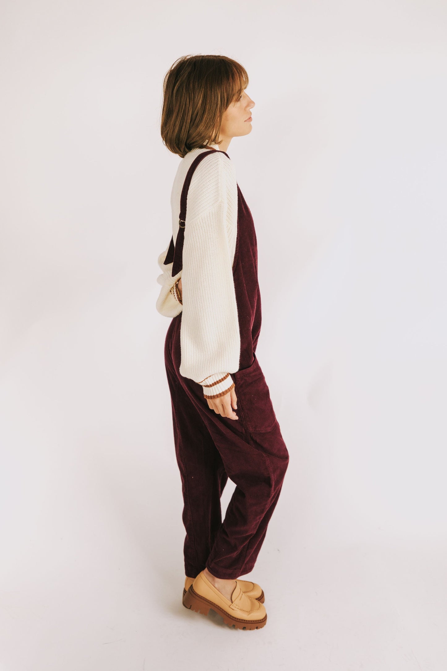 FREE PEOPLE - High Roller Cord Jumpsuit
