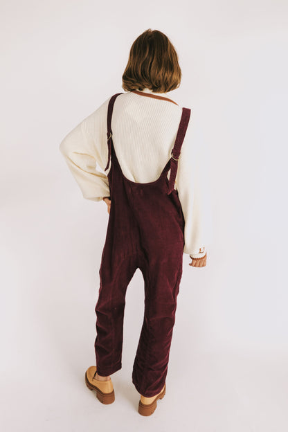 FREE PEOPLE - High Roller Cord Jumpsuit