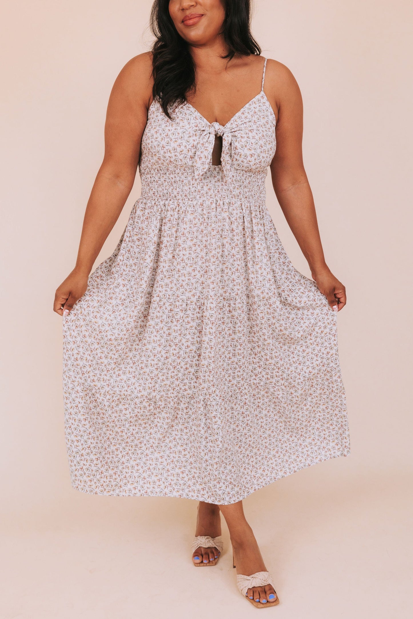 PLUS SIZE - Stay Awhile Dress