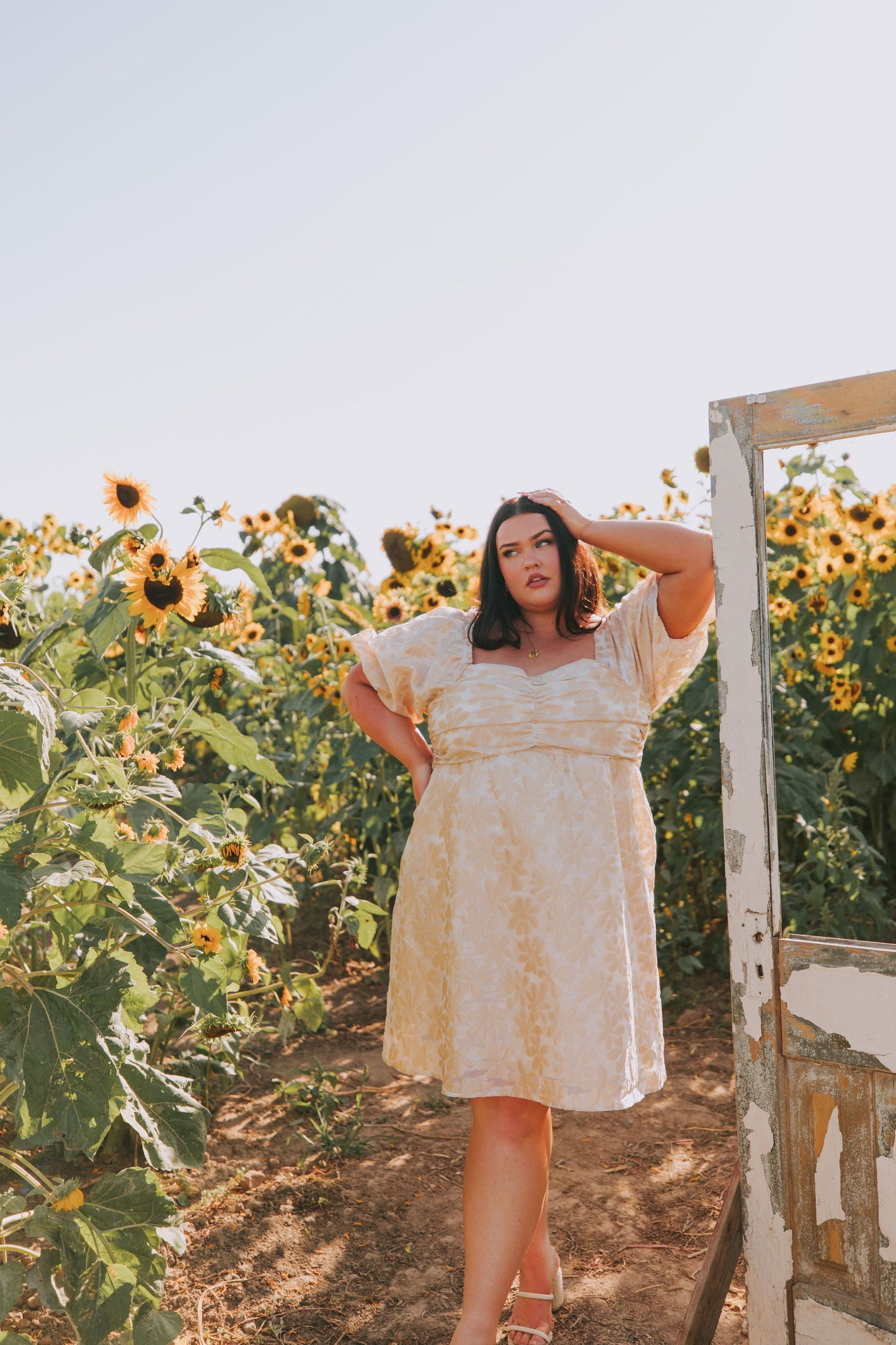 PLUS SIZE - Golden Sunrise Dress
