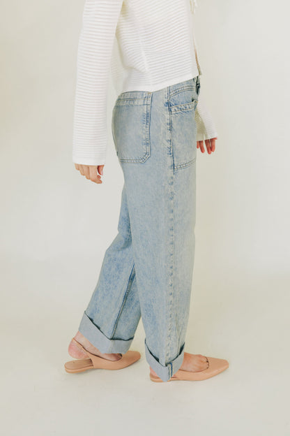 FREE PEOPLE - Palmer Cuffed Jeans - 2 Colors