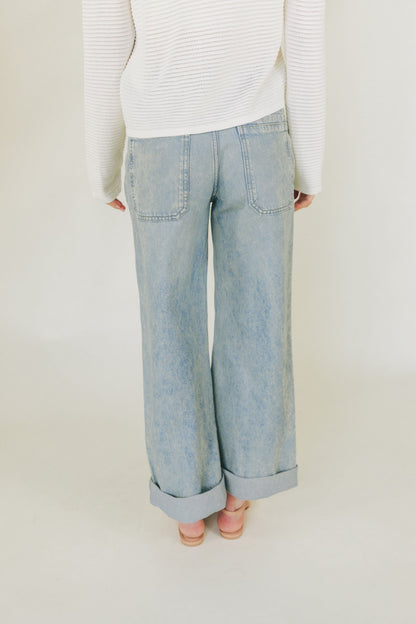 FREE PEOPLE - Palmer Cuffed Jeans - 2 Colors