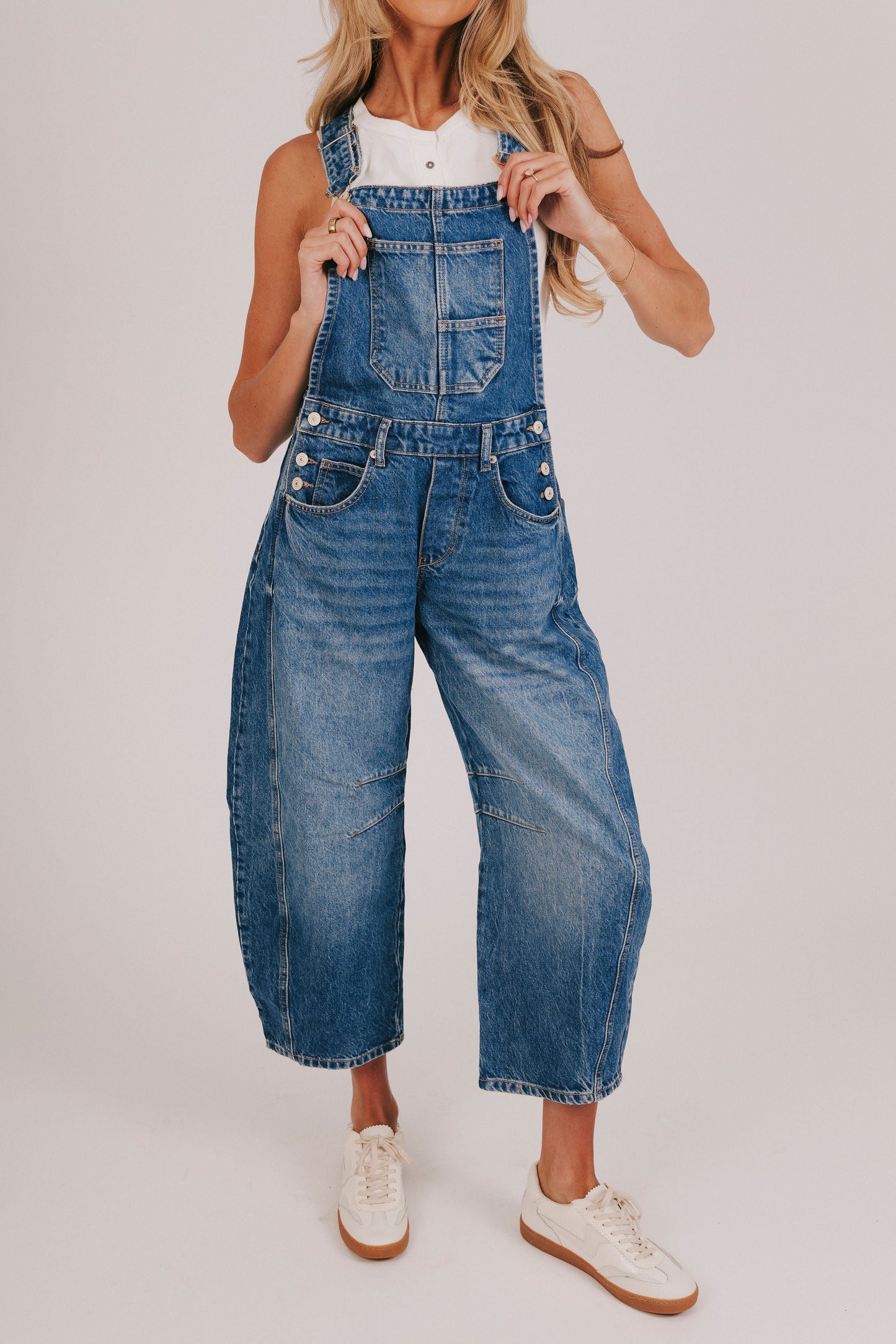 FREE PEOPLE - Good Luck Barrel Overalls - 3 Colors!