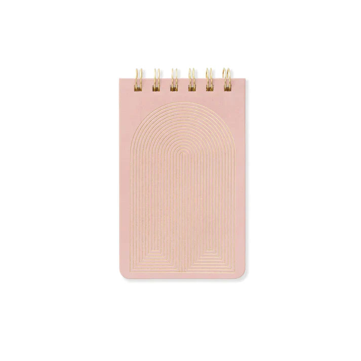 DESIGNWORKS INC - Suede Cloth Covered Notepad - Radiant Rainbow
