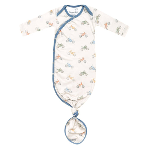 Newborn Knotted Gown - Ryder