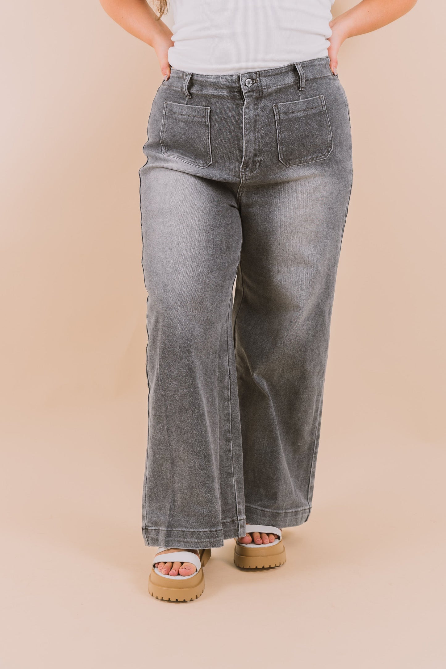 PLUS SIZE - Don't Stop Movin' Pants - 2 Colors!