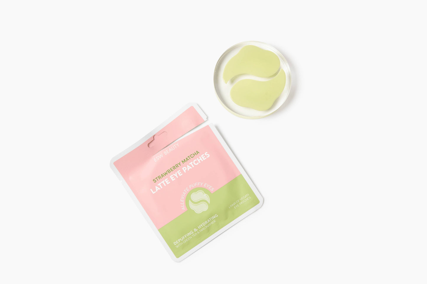ESW BEAUTY - Strawberry Matcha Latte Depuffing & Hydrating Eye Patches