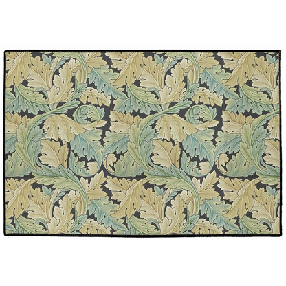 Acanthus Indoor/Outdoor Floor Mat William Morris Green