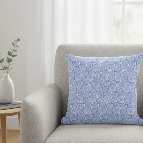 Accent Pillow Blue Mandalla