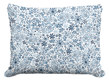 Accent Pillow Indigo Flourish