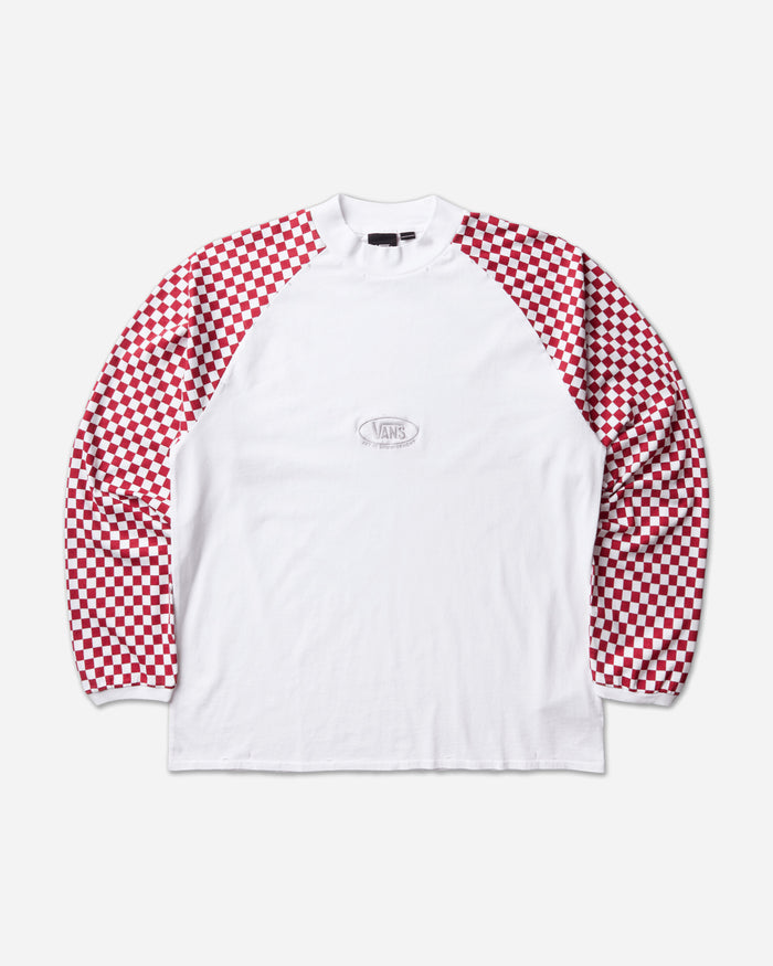 Vans Aod Racing Longsleeve T Shirt Haute Red T-Shirts Longsleeve VN000TWXH071