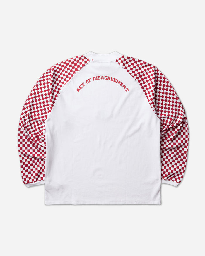 Vans Aod Racing Longsleeve T Shirt Haute Red T-Shirts Longsleeve VN000TWXH071