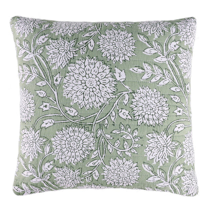 Adare Sage Quilted Pillow