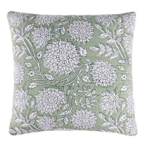 Adare Sage Quilted Pillow
