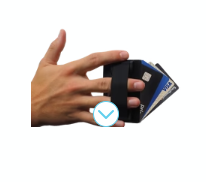 Adhesive Wallet - Black