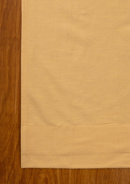 Amber Solid Slub Cotton Fabric