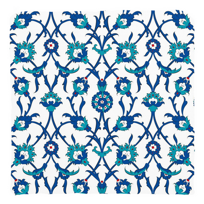 Amira Ottoman Cotton Pillows Blue Green