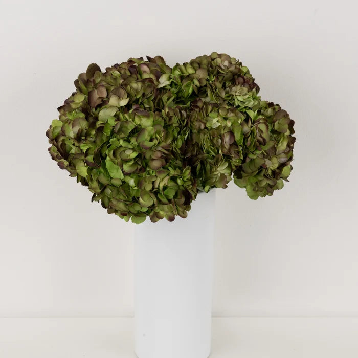 Antique Airbrushed Hydrangea Flower Vase - Image