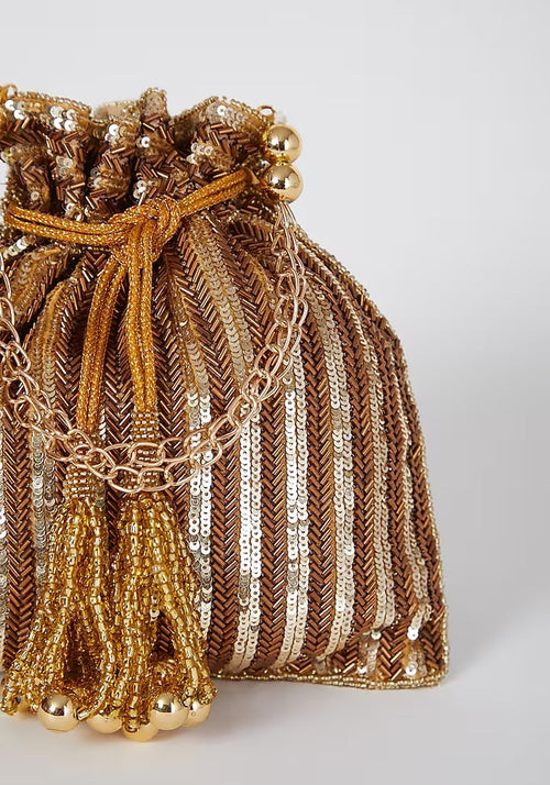 Antique Sequins Potli