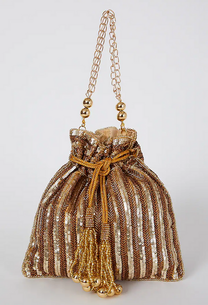 Antique Sequins Potli